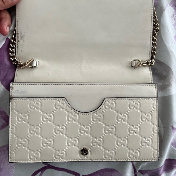 Gucci Guccissima wallet on chain - Picture 3 of 8